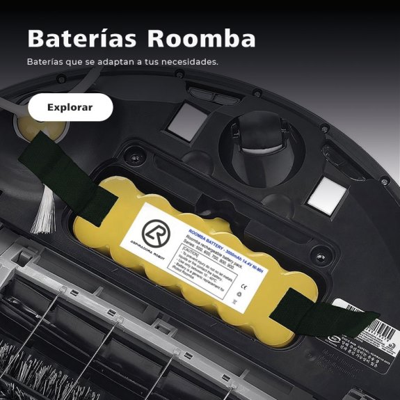 Las mejores ofertas en Aspiradora de Batería Roomba piezas para iRobot  Roomba 500