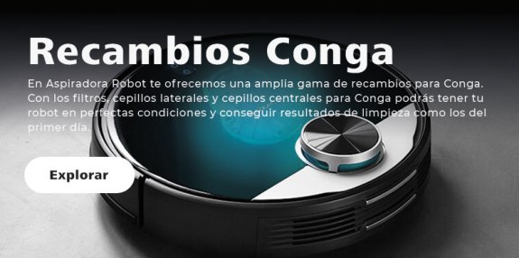 Repuestos y accesorios originales y compatibles para el robot aspirador  CECOTEC CONGA