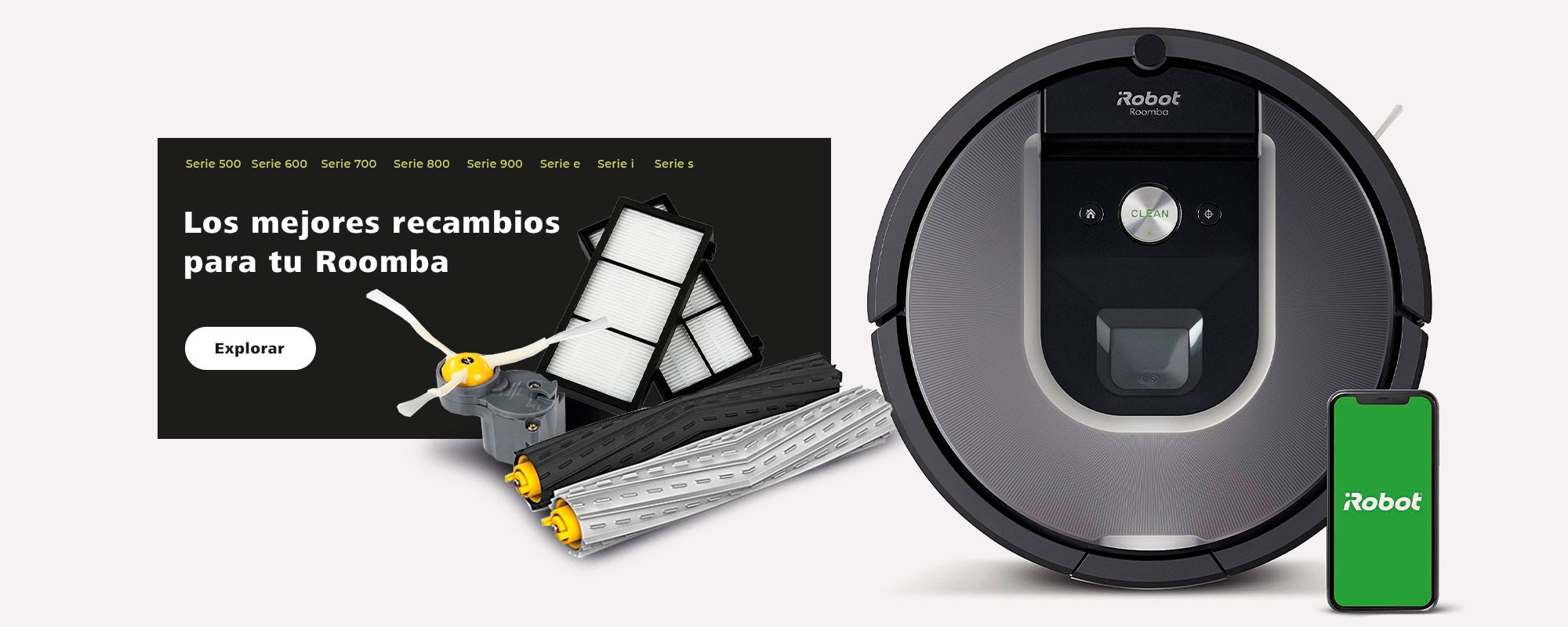 Accesorios de rueda de Motor izquierdo y derecho para Irobot Roomba, piezas  de aspiradora Robot Serie 500, 600, 700, 800, 900 - AliExpress